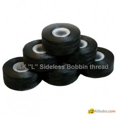 "L"  Sideless, Black, Bobbin threadpicture1