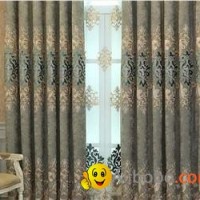 Factory Supply High Grade Soft and Drapely Simple Style Solid Window curtains