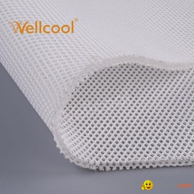 Wholesale free sample honeycomb keep air flow 400-500g/m2 3d spacer mesh fabricpicture1