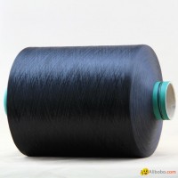 high tenacity jinfu polyester black fancy yarn(150D/48F/2 HIM)