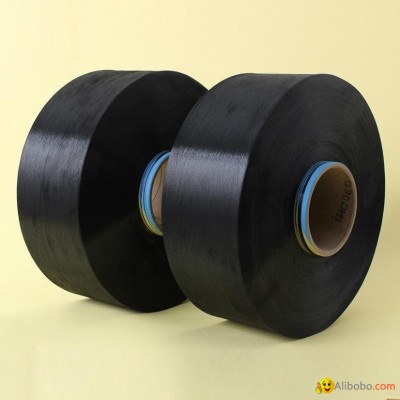 black polyester FDY filament yarn for hand knittingpicture1