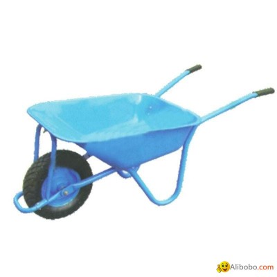 85L RUSSIA STEEL WHEELBARROW WITH POWDER COATED SURFACE AND RUBBER AIR WHEELpicture1