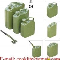 Metalen Benzine/Brandstof Leger Jerrycan/Benzinekan - UN-keur