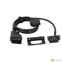 16PIN MALE TO FEMALE Universal wire with Bracket universal obdii obd2 obd 16 pin