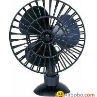 5" Mini Suction Car Fan 12V / 24V Oscillating Radial Fa