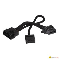 16PIN MALE TO 250 HOUSING with KIA CONNECTOR obd2 obd-ii male y obd  splitter ca