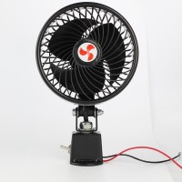 6 inch portable car cooling fan 12v 24v mini car fan with clip