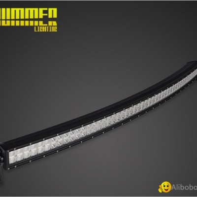 Led curved light bar 55inch 312W off road led Auto driving light barpicture1