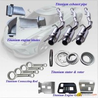 Super Performance Titanium Alloy Auto Parts for Sale