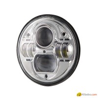 7 INCH CARBON BLACK LED HEADLIGHT PAIR