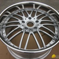 3 piece forged wheels for porsche Panamera silver wheels design for vellano