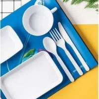 100% Biodegradable PLA Tableware For Inflight Catering