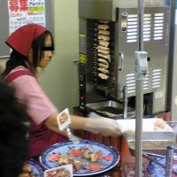 Auto japanese yakitori machine eletric heating