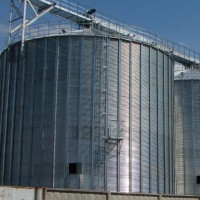 flat bottom grain silo