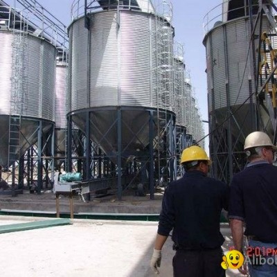 Assemble bolted steel silo with hopper bottompicture1