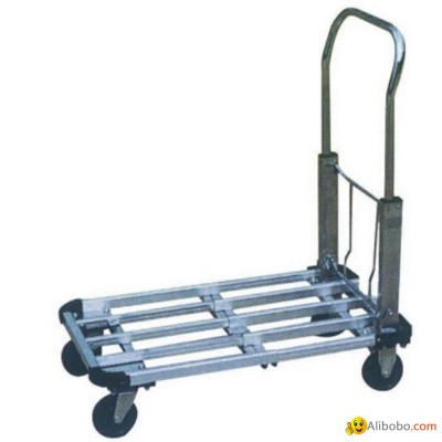 100kg Alum Platform Handtruck PH153 With 4"castorpicture1