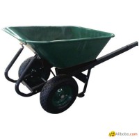 GARDEN TOOLS HEAVY DUTY 10CBF WHEELBARROW WB1500 WITH TWO RUBBER AIR WHEEL