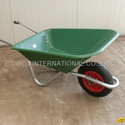 PP TRAY WHEELBARROW WB4029 WITH RUBBER AIR WHEELpicture1