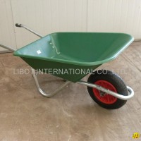 PP TRAY WHEELBARROW WB4029 WITH RUBBER AIR WHEEL