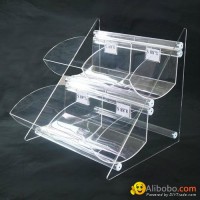 supermarket clear foods display dump bin