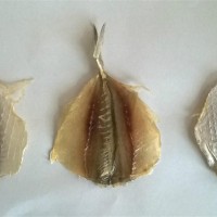 Dried yellow stripe trevally fillet