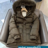 Autumn and winter hooded down jacket Down jacket