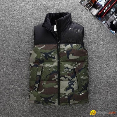 The North Face Mens ThermoBall Packable Vest Jacket Woodchip Camo Camo Thermobalpicture1