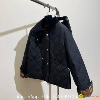 corduroy collar quilted cropped jacket black,Women          jacket,sale