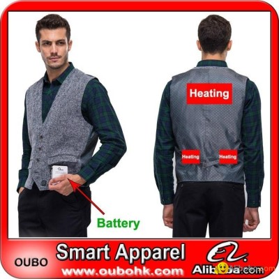 Winter vest with battery system heating clothing warm OUBOHKpicture1