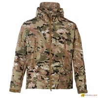 Outdoor TAD Hunting Military Tactical Hiking Waterproof Softshell Jacket Men