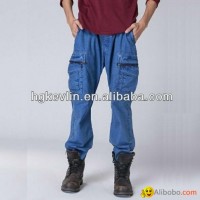 Top brand new men sex pant designs leather military cargo pants