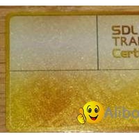 Metallic/Pearlescent Plastic Card