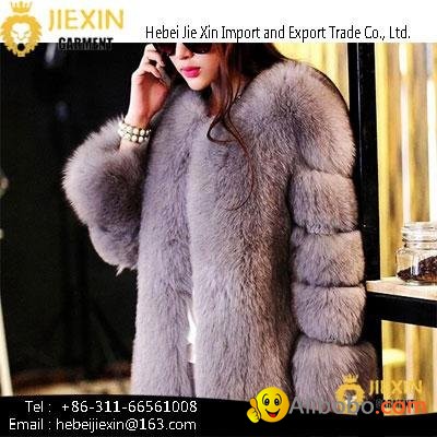 Women Coats Winter Ombre Clothing Ladies Faux Fur Coatspicture1