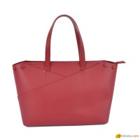 SIMPLE RED TOTE BAG WOMEN HANDBAG