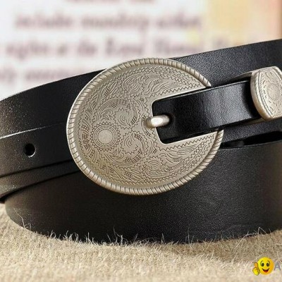 pu leather fahion lady belts with anique hardwarepicture1