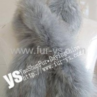 Fur Knitted Scarf