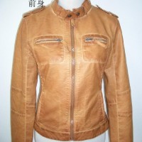 garment dyed PU jacket