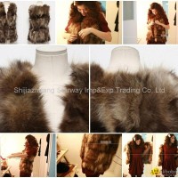 Women's Raccoon Fur Vest Raccoon Fur Coats Raccoon Fur Jackets Z11