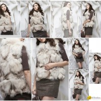 Women's Fox Fur Vests Fox Fur Coats Fox Fur Jackets Fox Legs Fur Z18