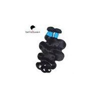 Natural Black Brazilian Virgin Human Hair Extensions Body Wave With Cuticle