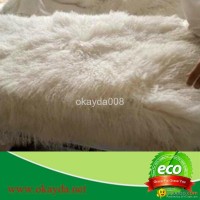 Tibetan sheepskin blanket Mogolia sheepskin throw