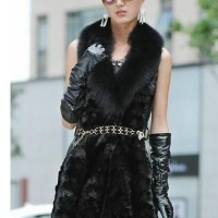 Ladies' real fur coat 2363