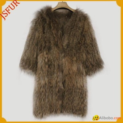 2015 winter white raccoon fur adult suitable JXfur Brand coats women's charmingpicture1