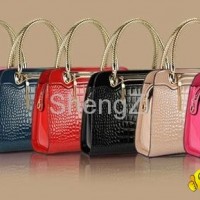 2014 new and hot  lady pvc  Leather fashion Tote Bag  with high quality