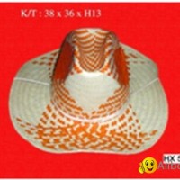 Cowboy straw hat