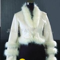 lady's fashion fur coat-2