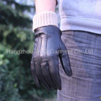 Genuine leather men gloves