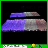 The luminous fiber optic light up LED cloth fabric textile