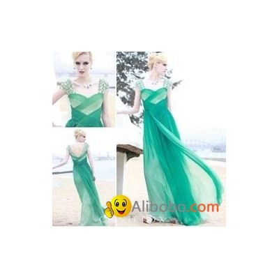 wholesale sweetheart green silk classic bridal gowns 80888picture1