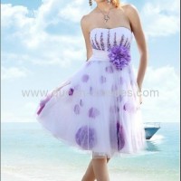 High quality Malay Satin&Silk Strapless charming short cocktail gowns